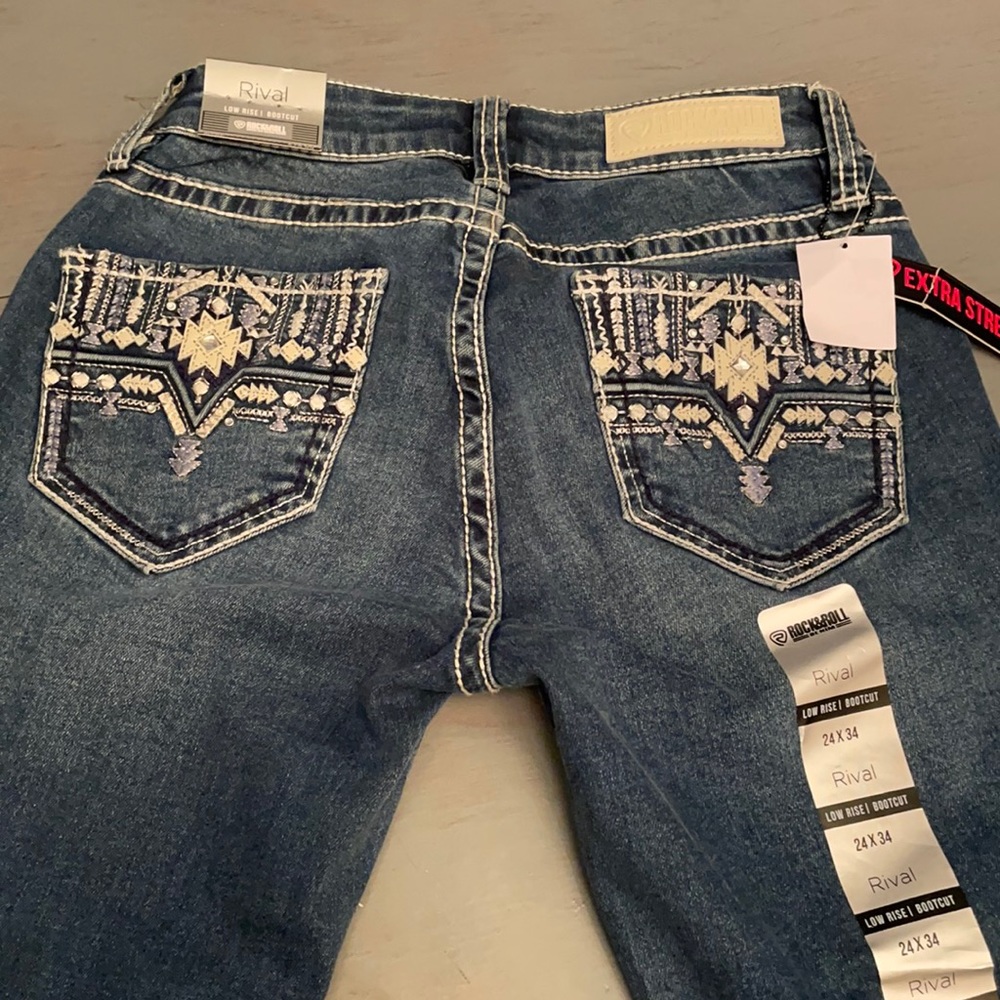 Rock&Roll Denim low rise extra stretch